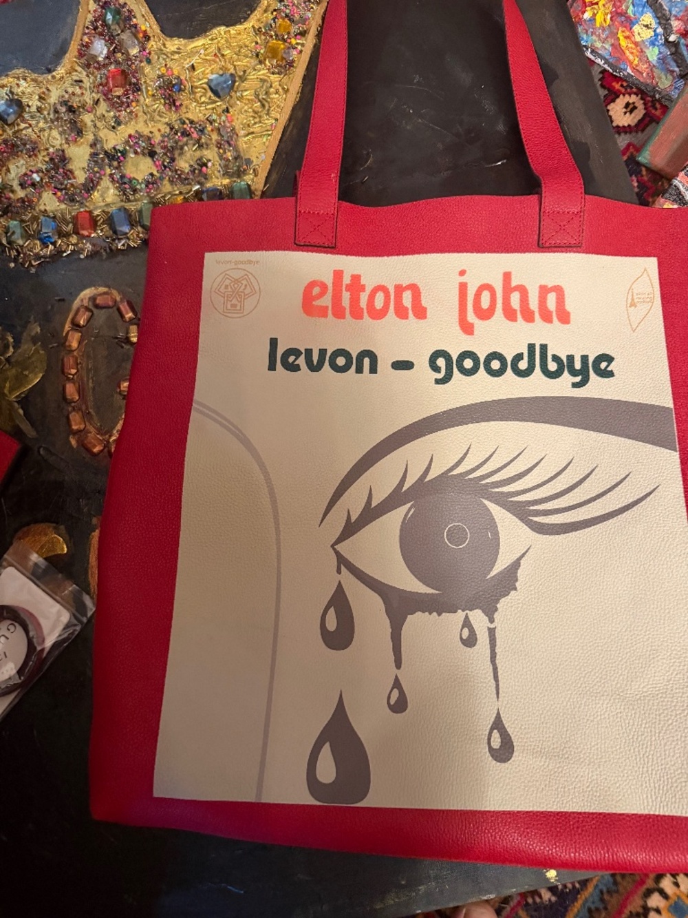 Gucci x Elton John "Levon-Goodbye" maxi tote